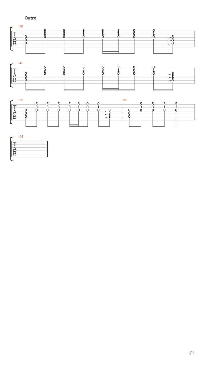 Black Lung Heartache吉他谱