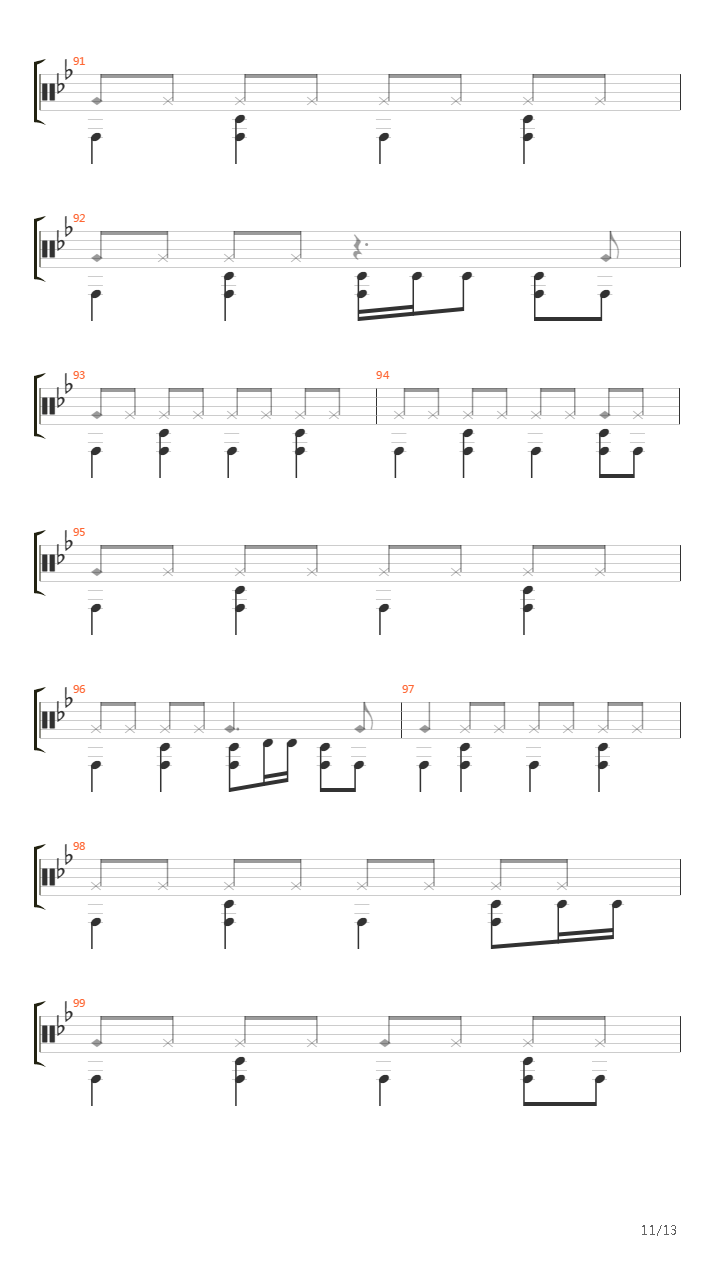 All Hells Breakin Loose吉他谱