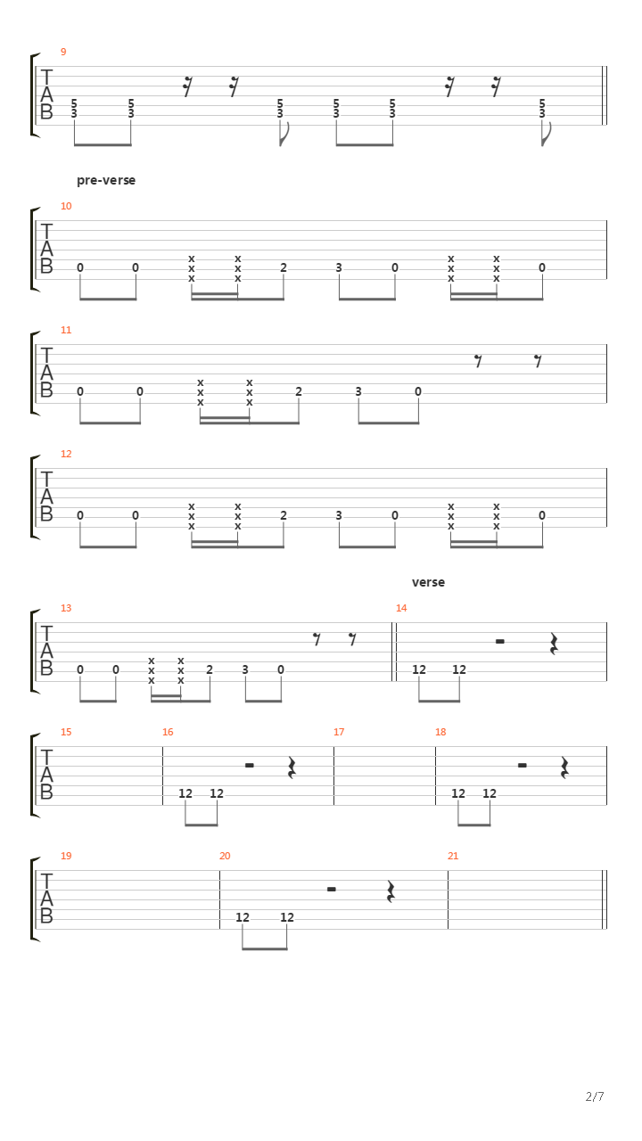 Hater吉他谱