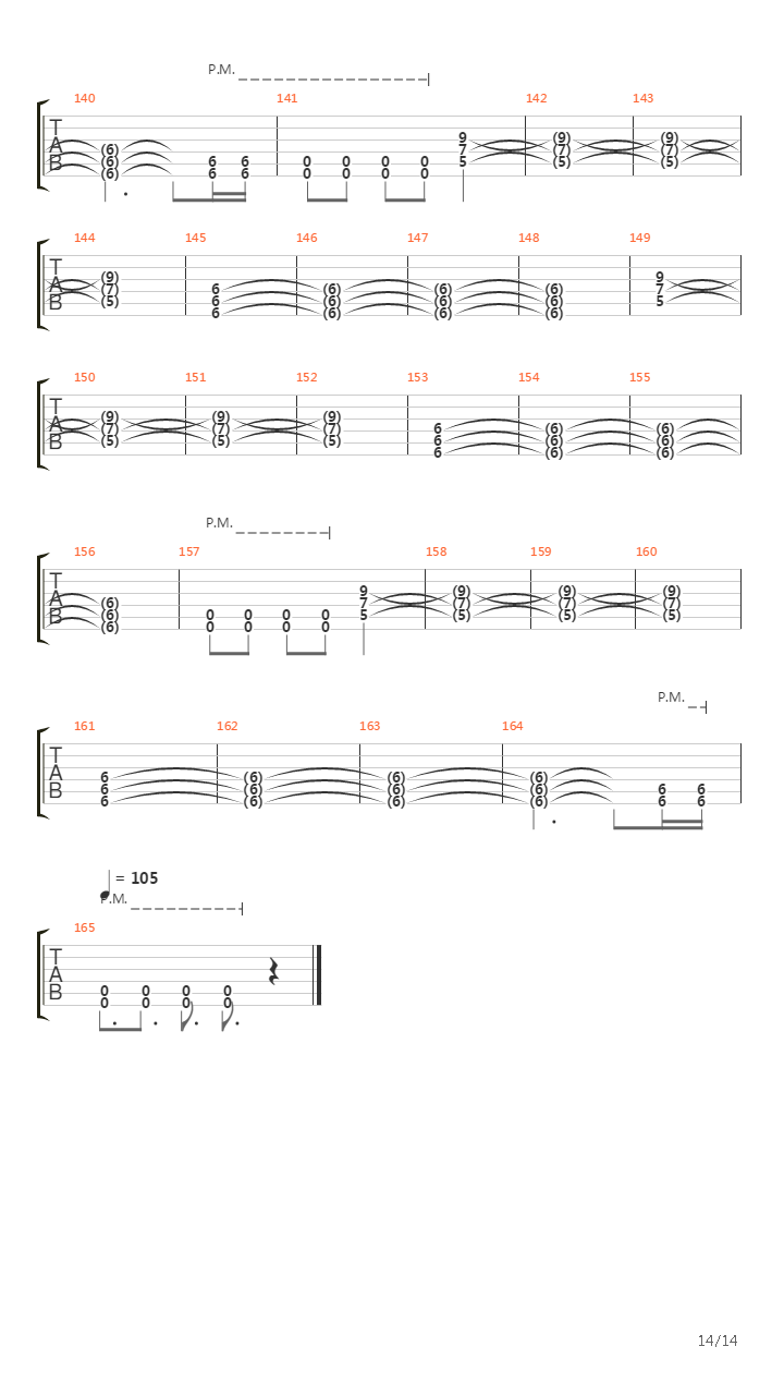 Pariah吉他谱