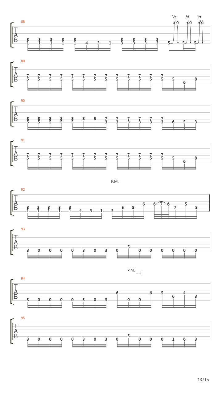 The Undertow吉他谱