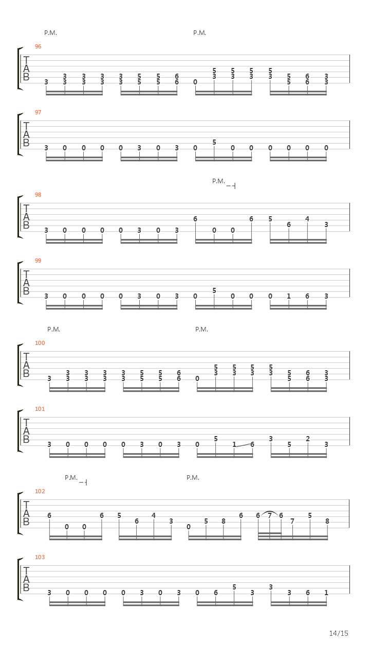 The Undertow吉他谱