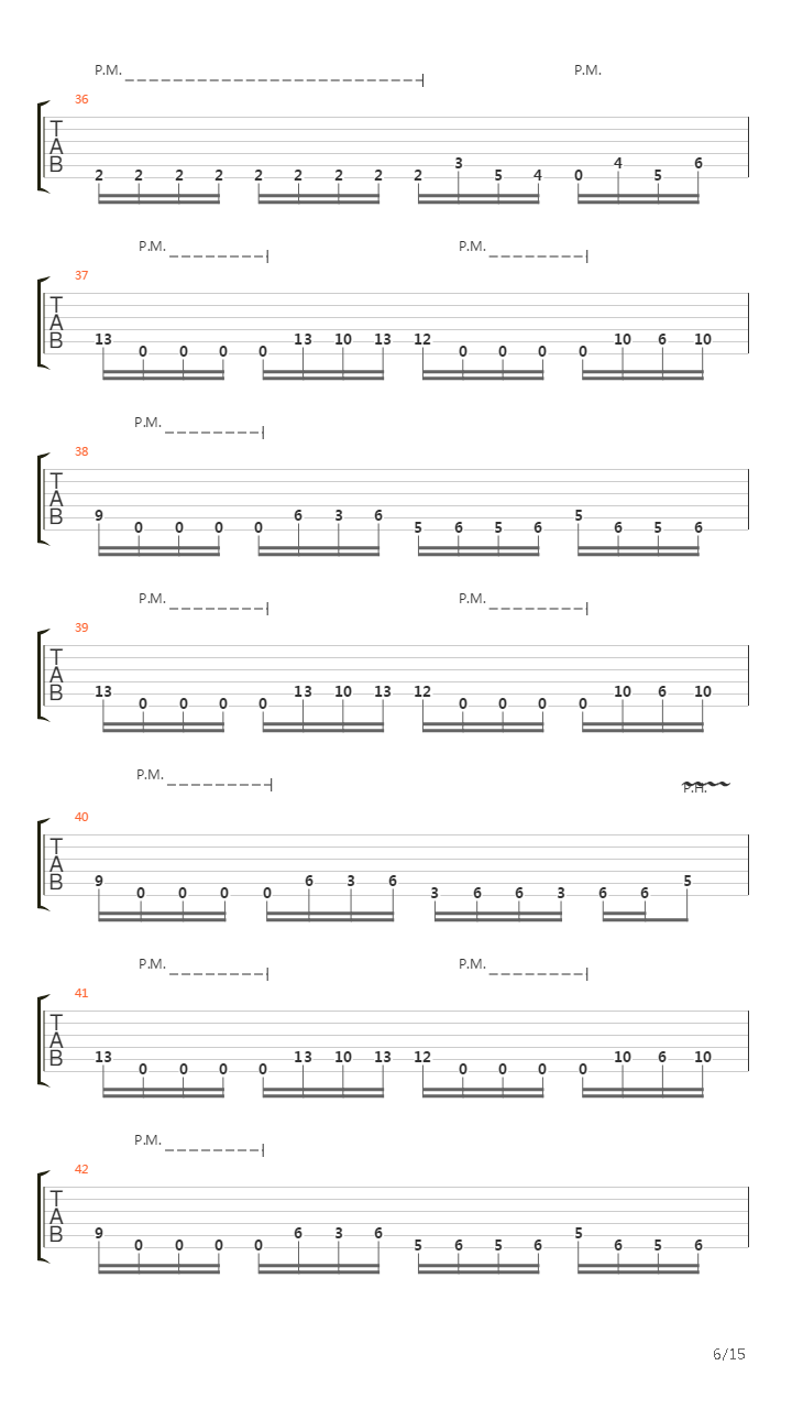 The Undertow吉他谱