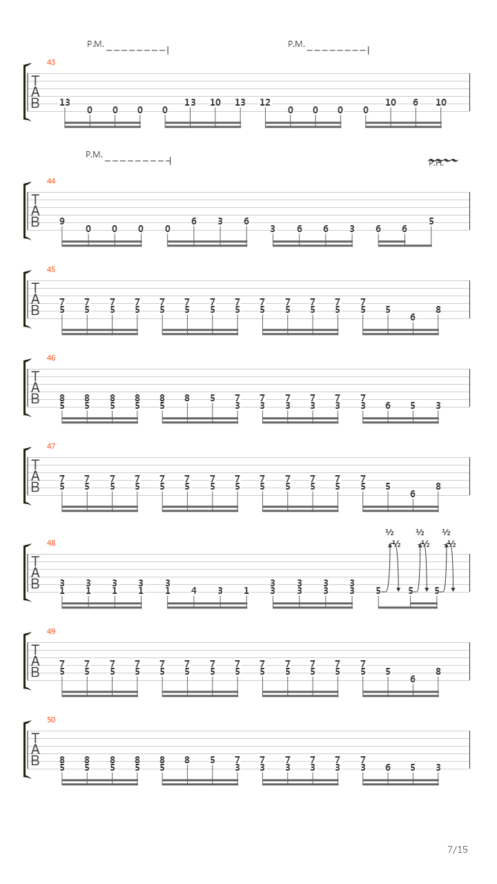 The Undertow吉他谱