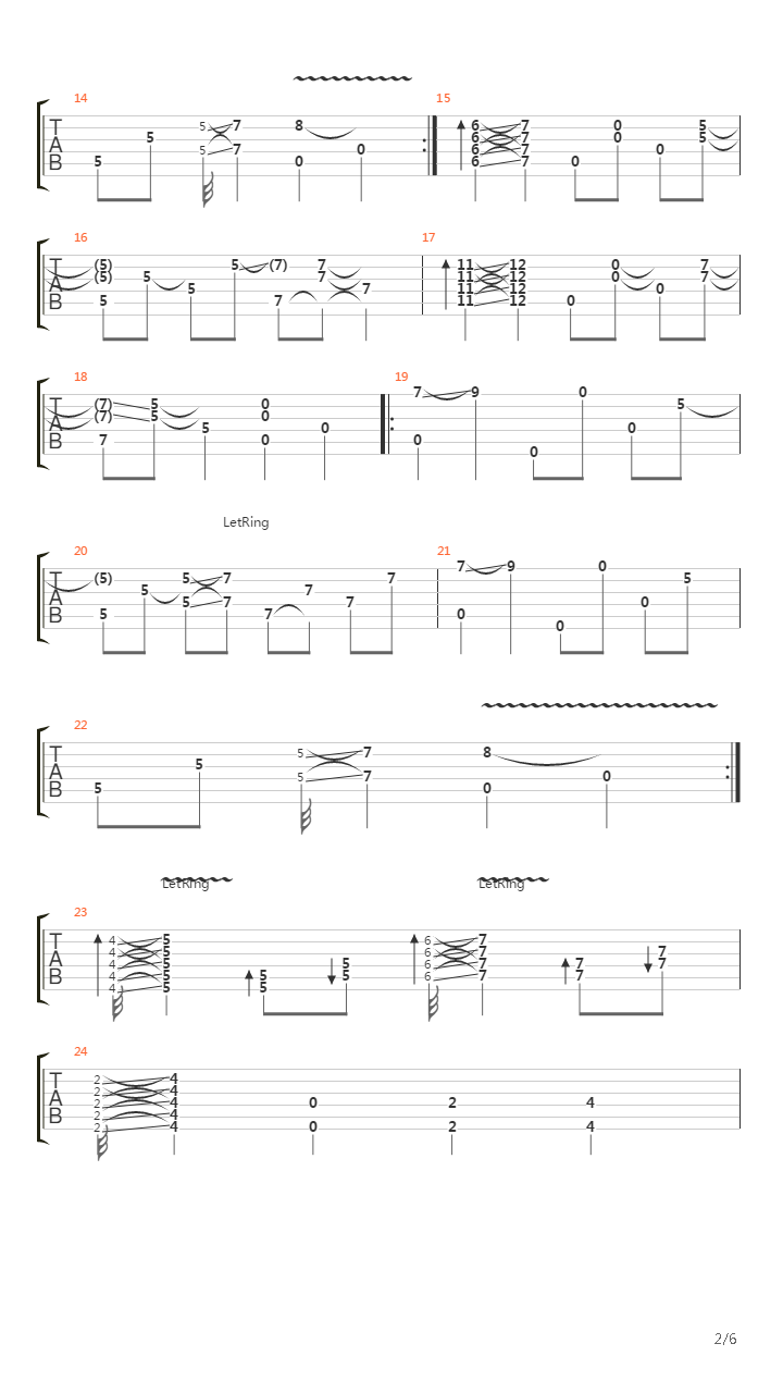 The Train And The Gate吉他谱