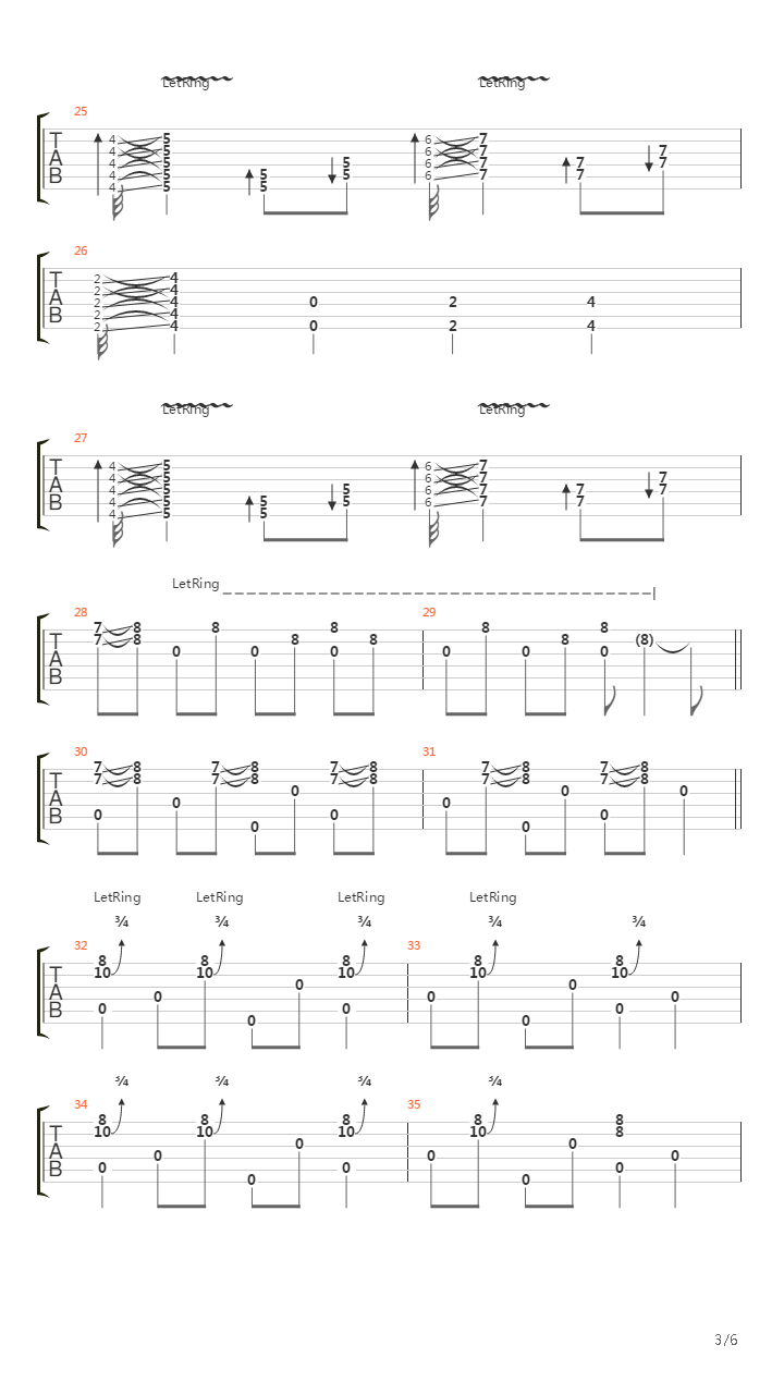 The Train And The Gate吉他谱