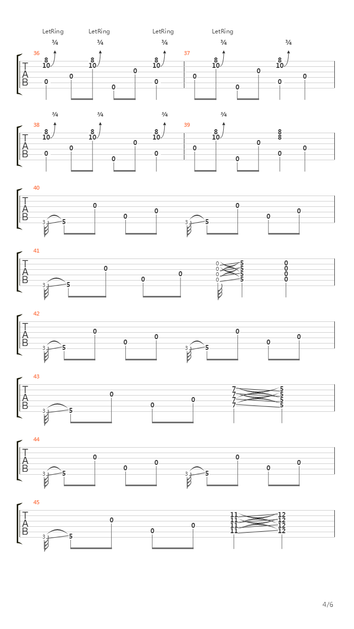 The Train And The Gate吉他谱