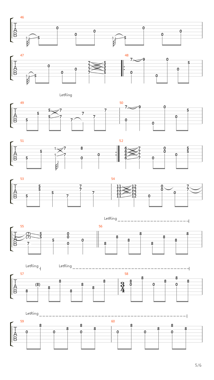 The Train And The Gate吉他谱