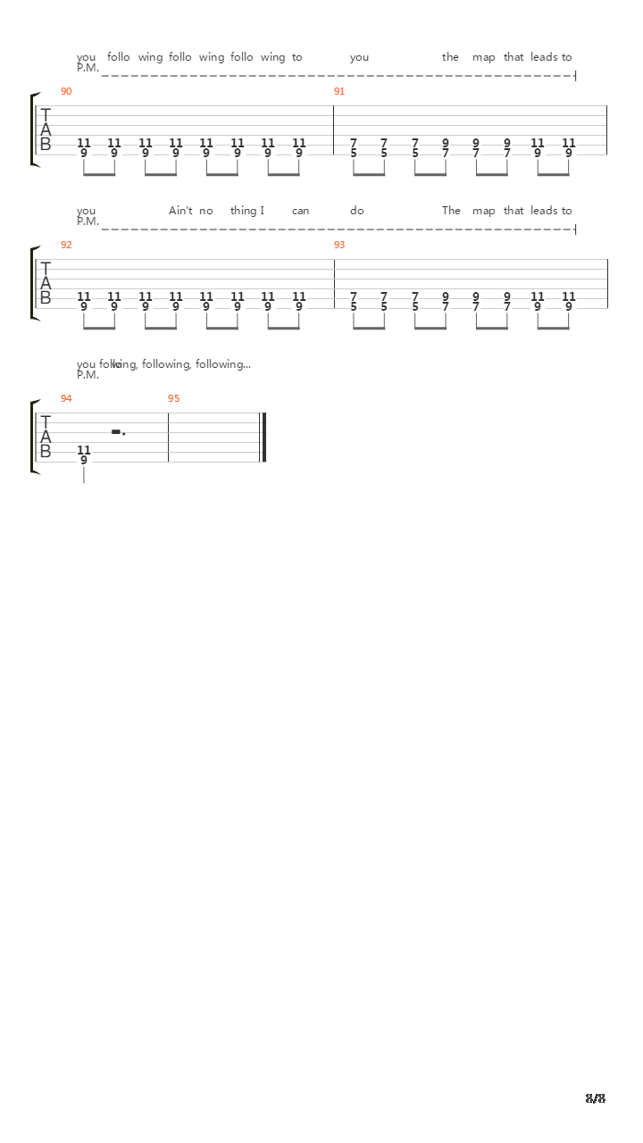 Maps吉他谱