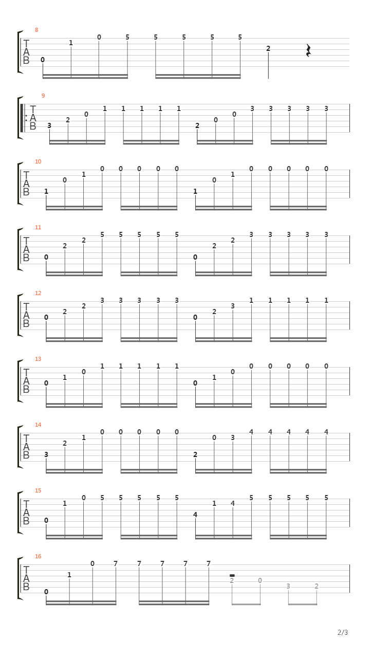 Op 60 Study No 2 In Am吉他谱