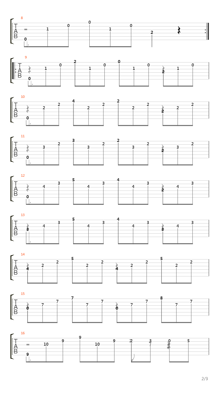 Op 60 Study No 3 In A吉他谱