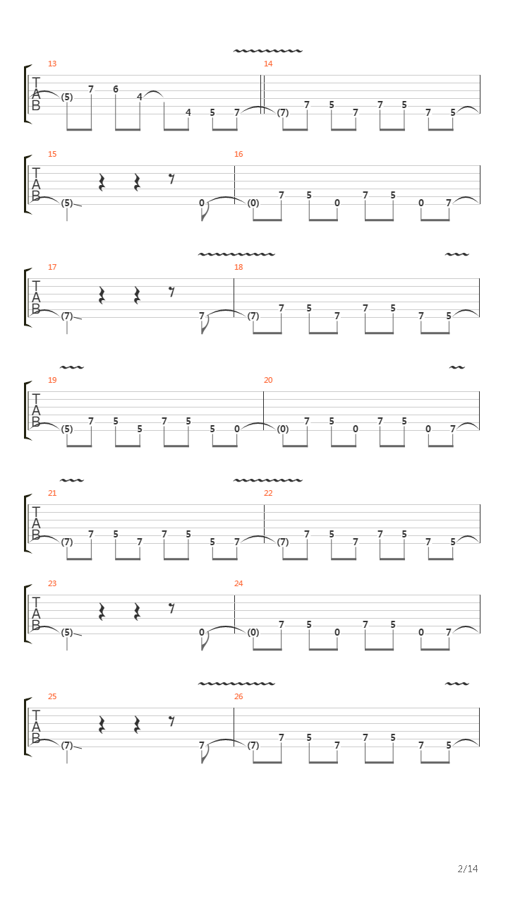 Black Swan吉他谱