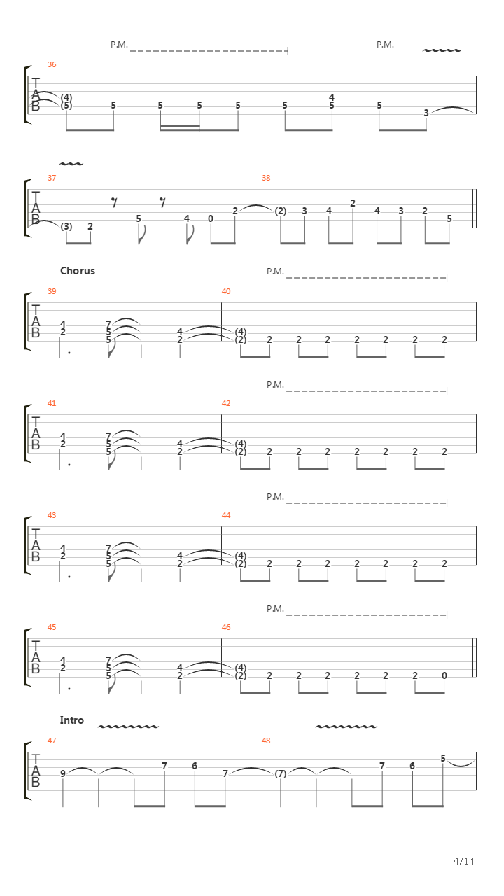 Black Swan吉他谱