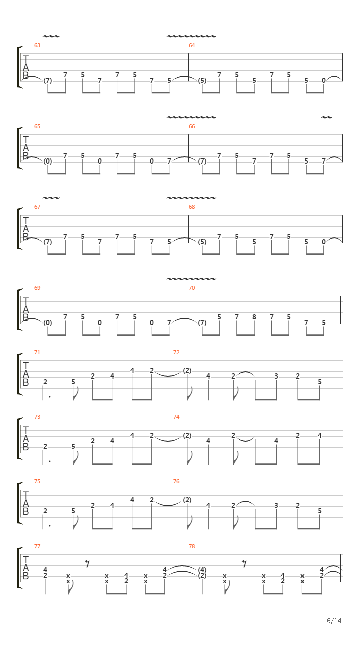 Black Swan吉他谱