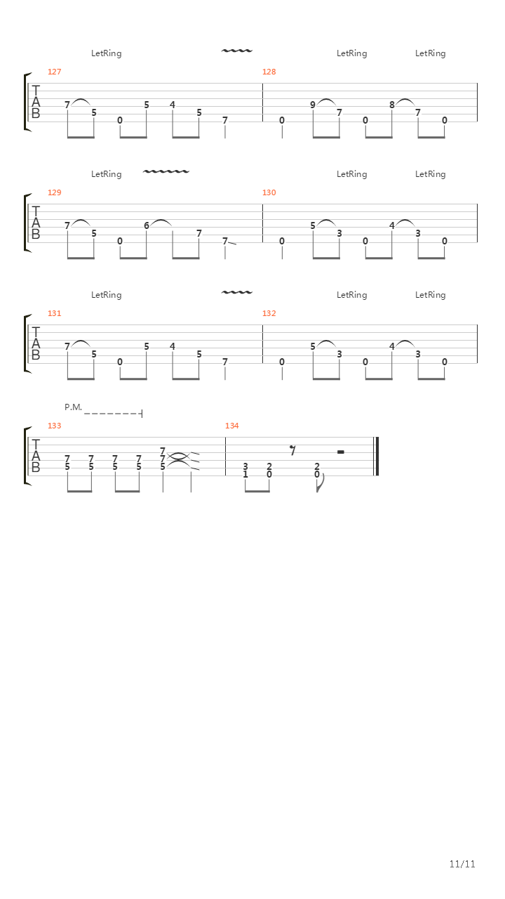 Symphony Of Destruction吉他谱