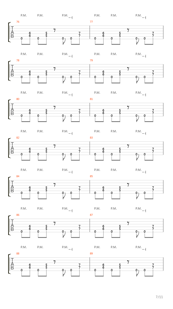 Symphony Of Destruction吉他谱