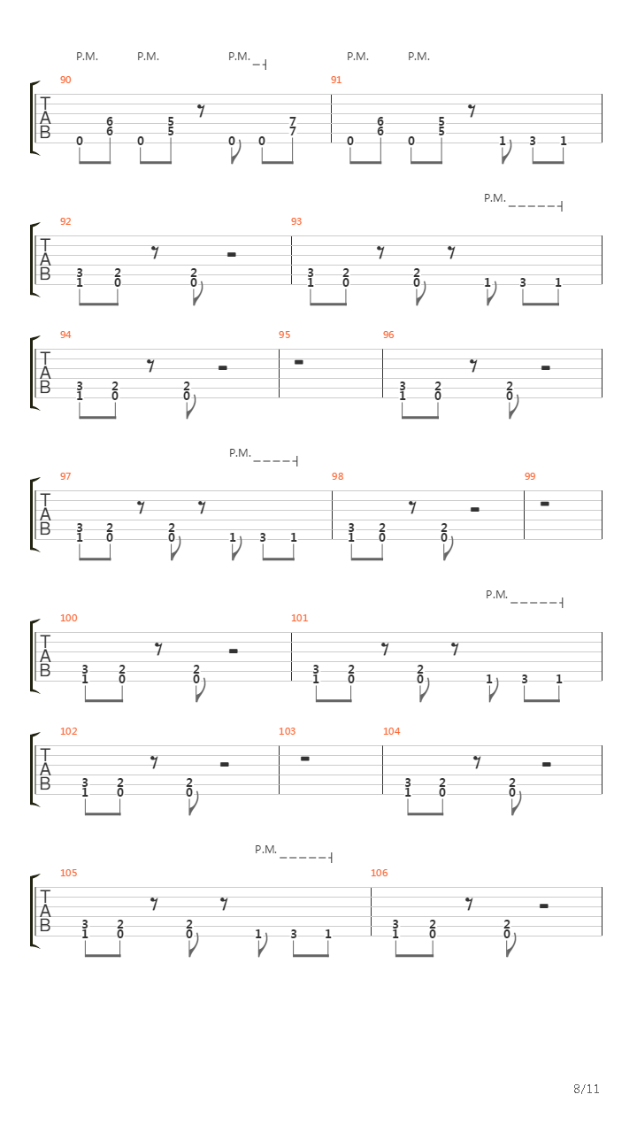 Symphony Of Destruction吉他谱