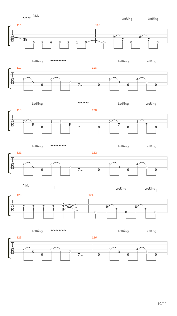 Symphony Of Destruction吉他谱