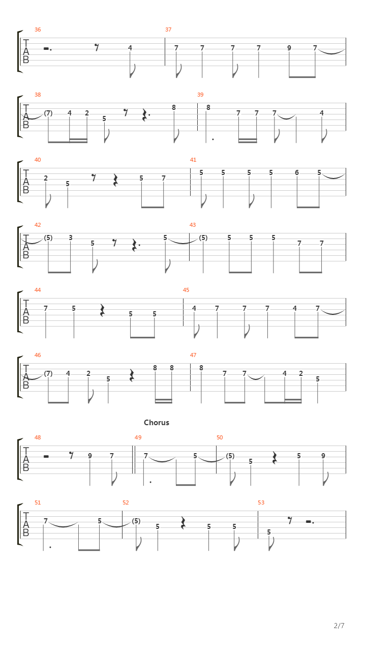 Take It Back吉他谱