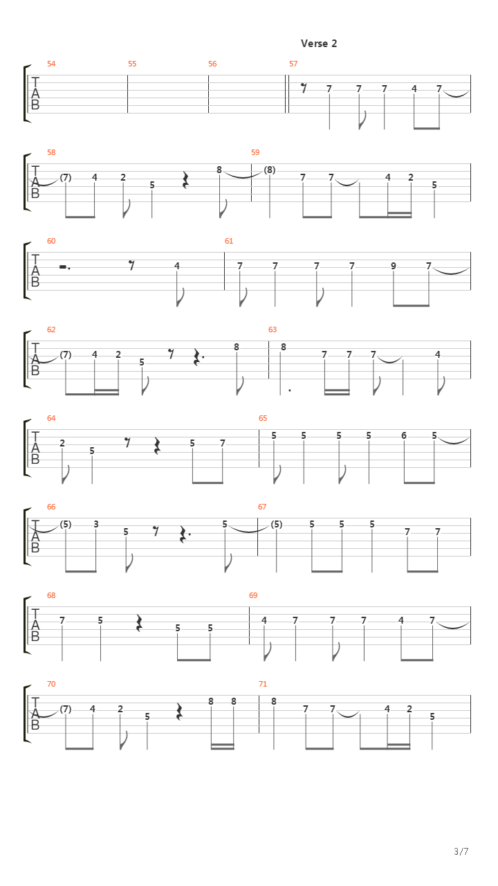 Take It Back吉他谱