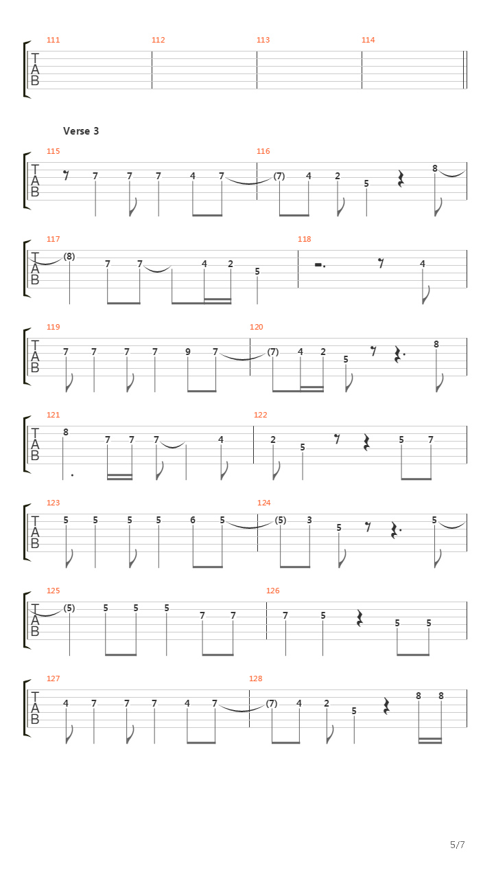 Take It Back吉他谱