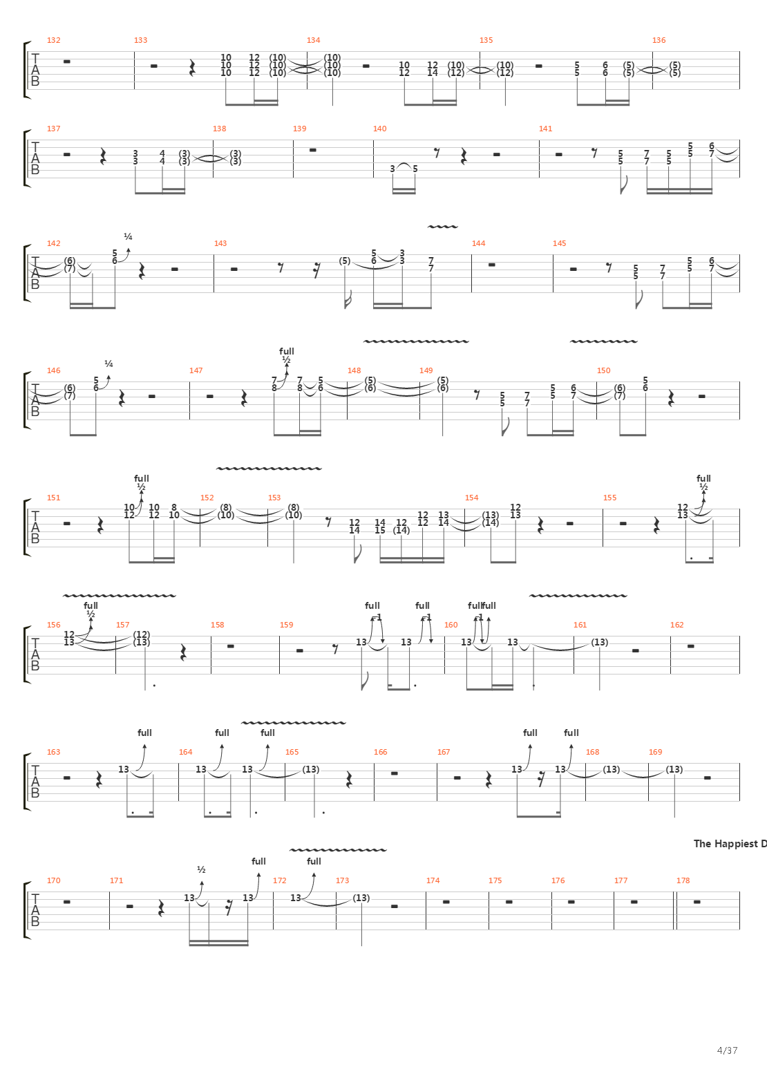 The Wall吉他谱