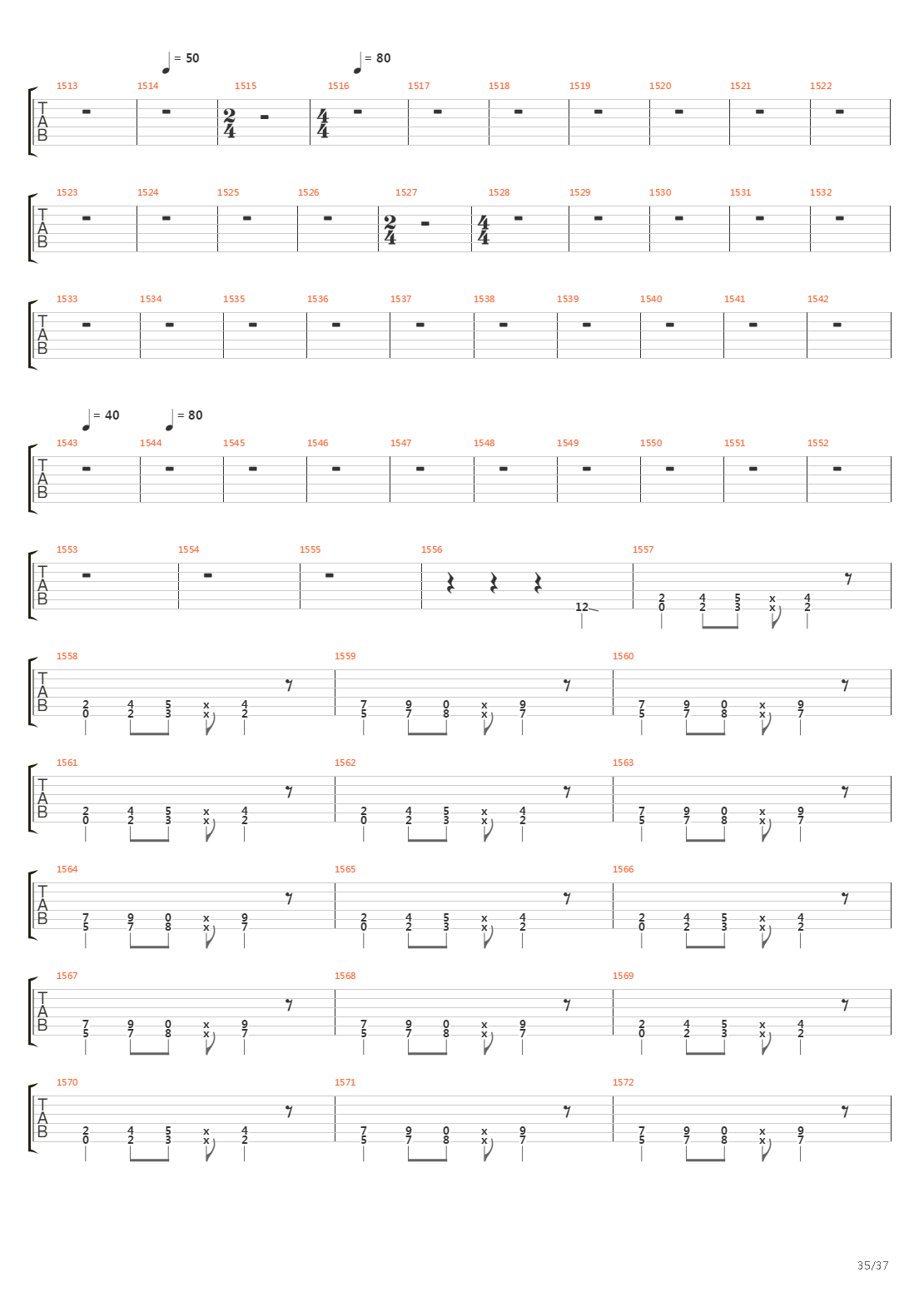 The Wall吉他谱