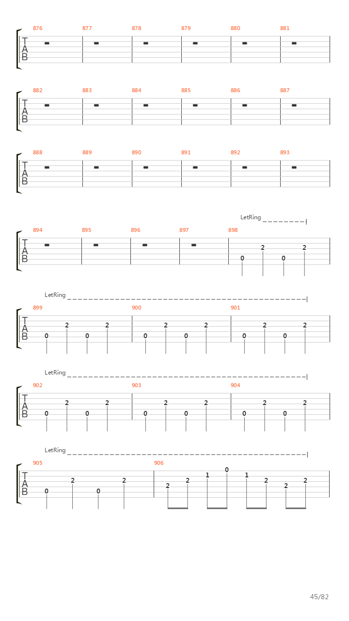 The Wall吉他谱