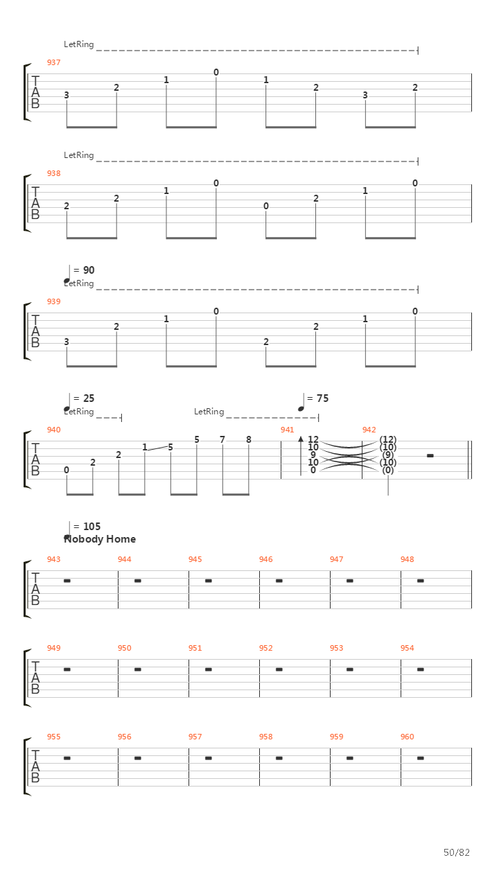 The Wall吉他谱