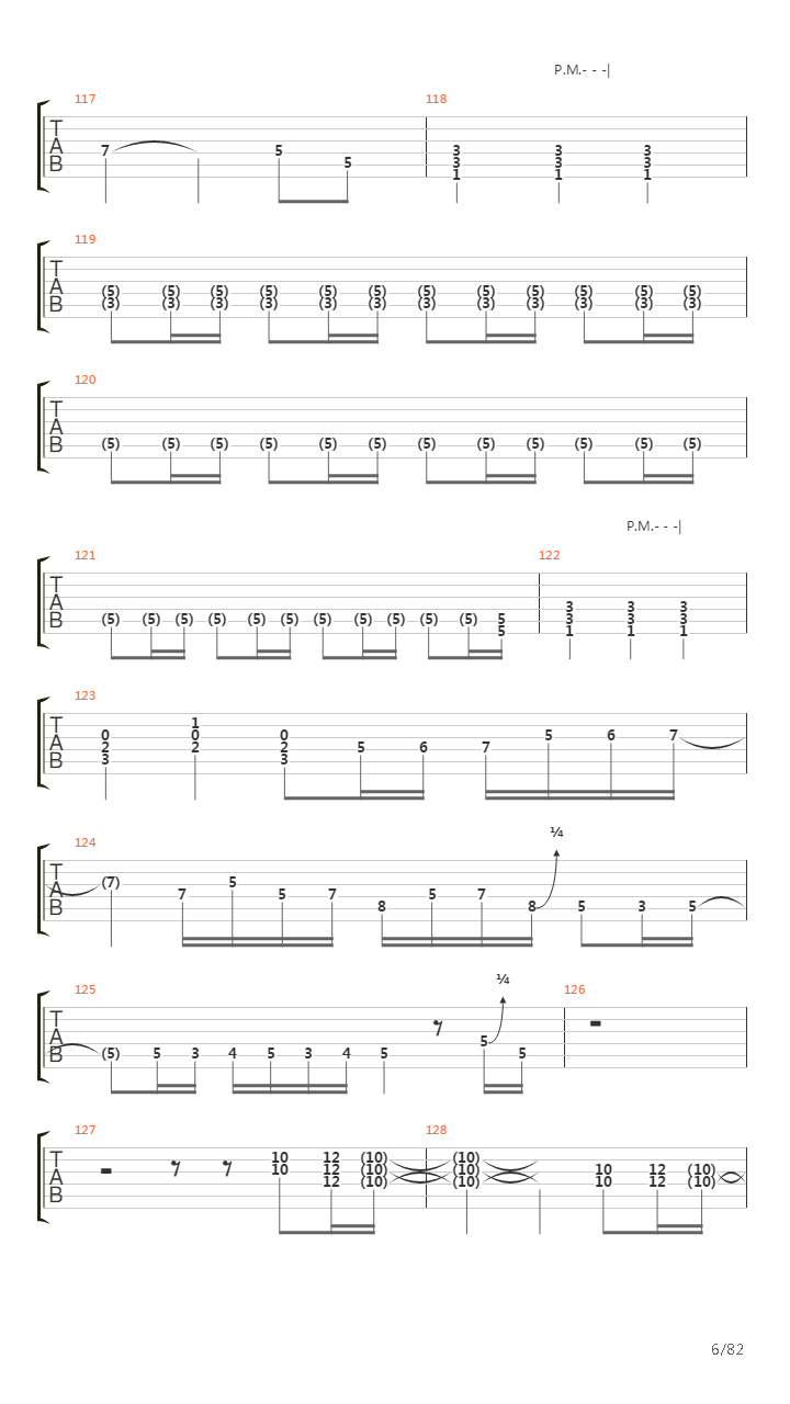 The Wall吉他谱