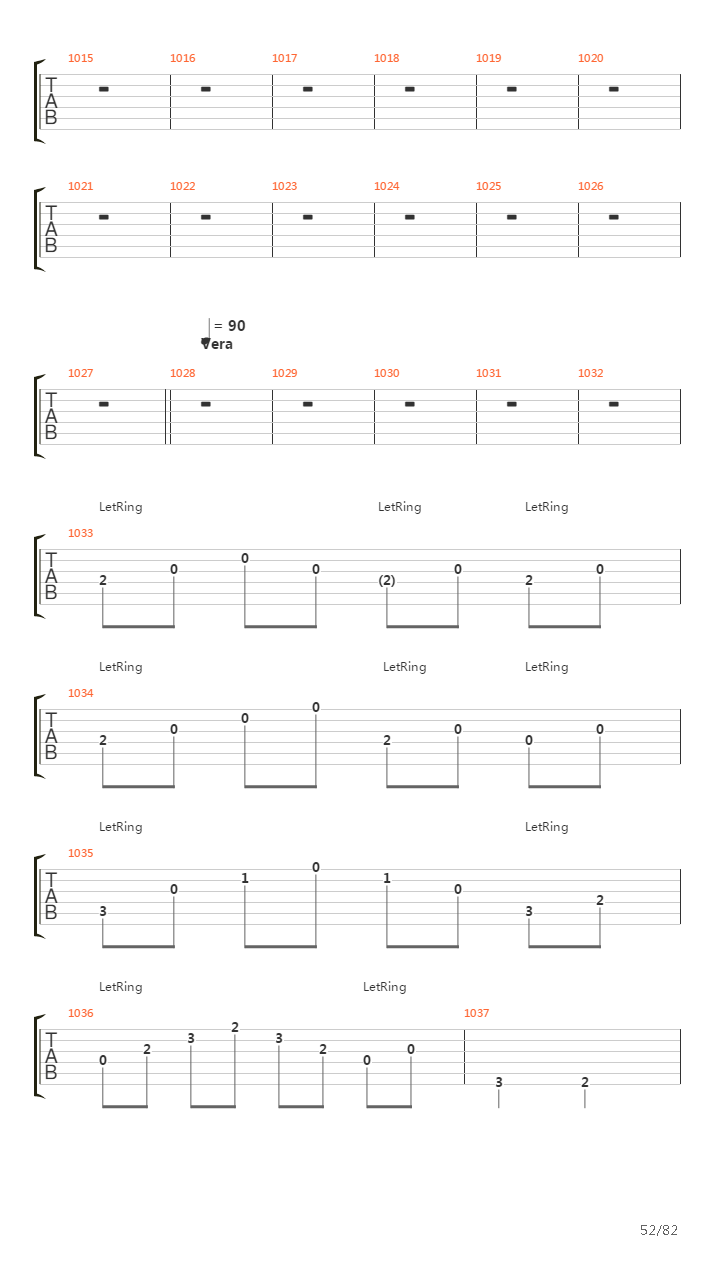 The Wall吉他谱