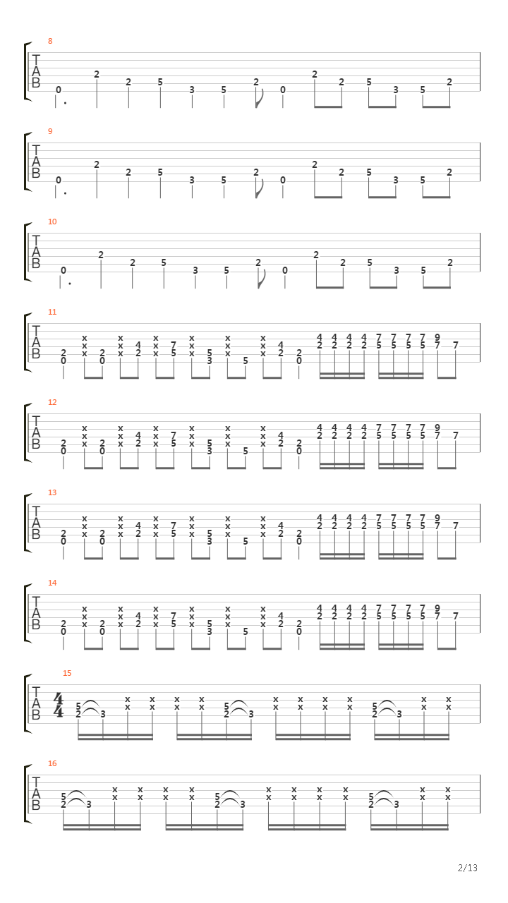 The Russian Messenger吉他谱