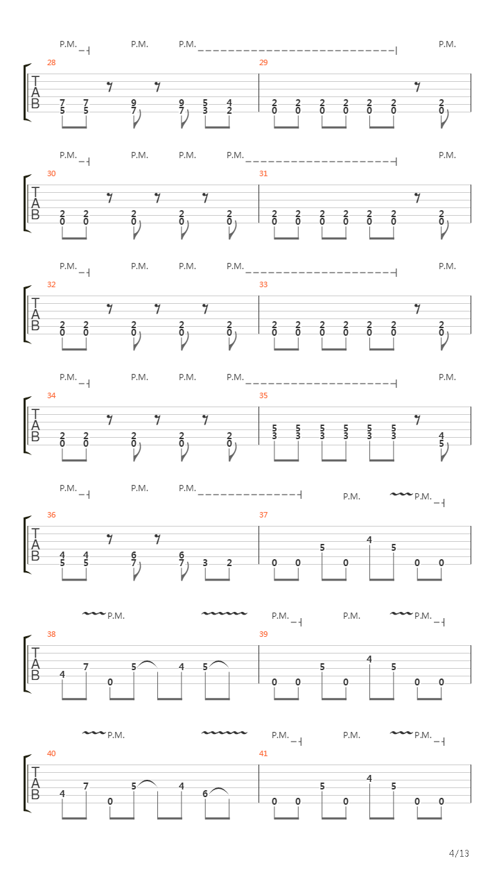 The Russian Messenger吉他谱