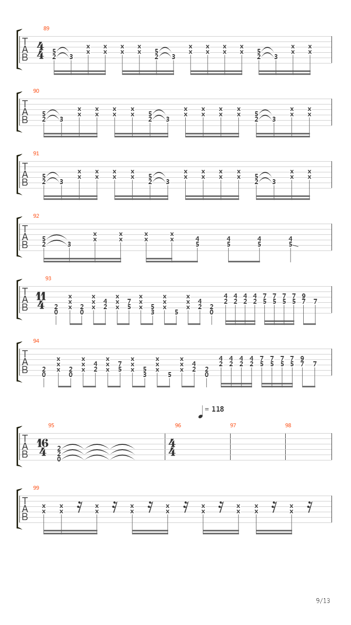 The Russian Messenger吉他谱