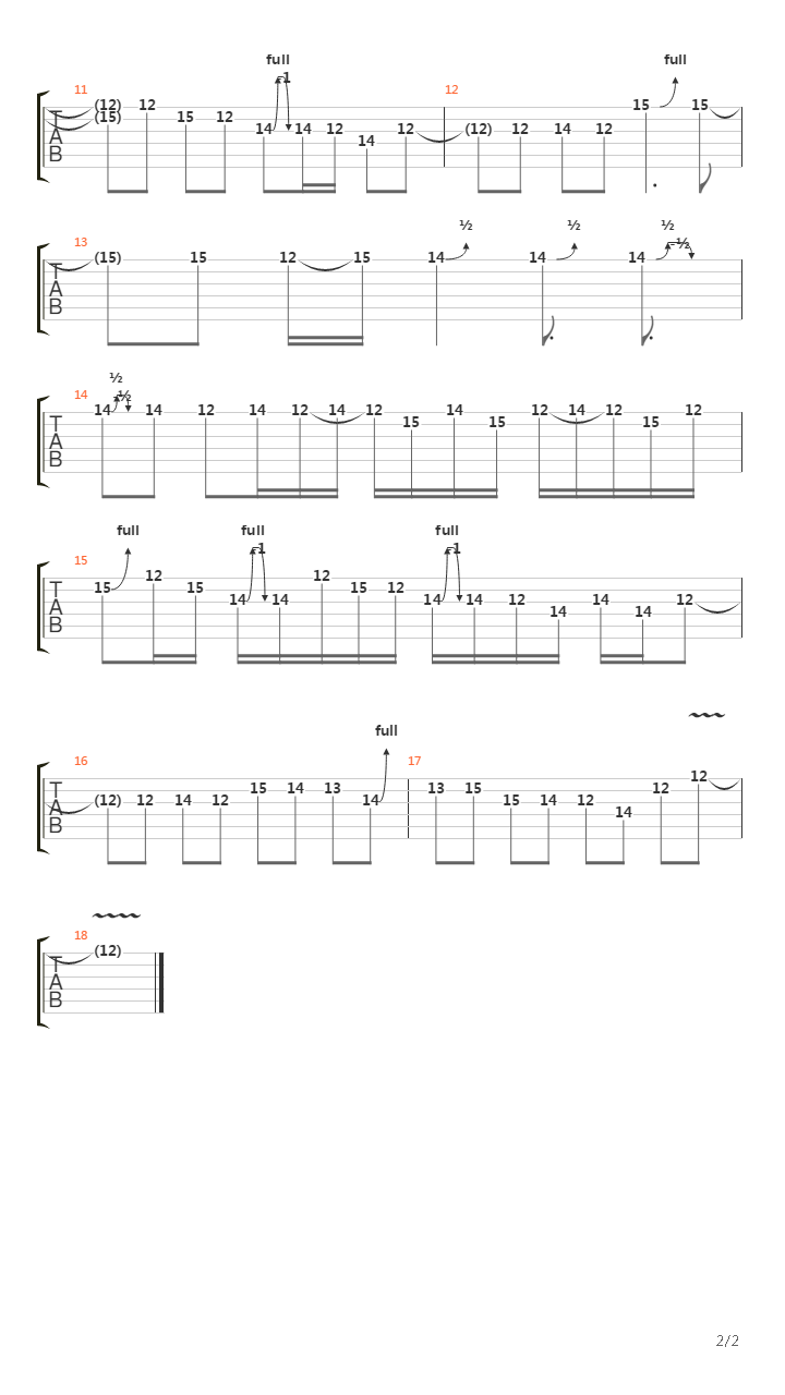 Automatic Overdrive吉他谱