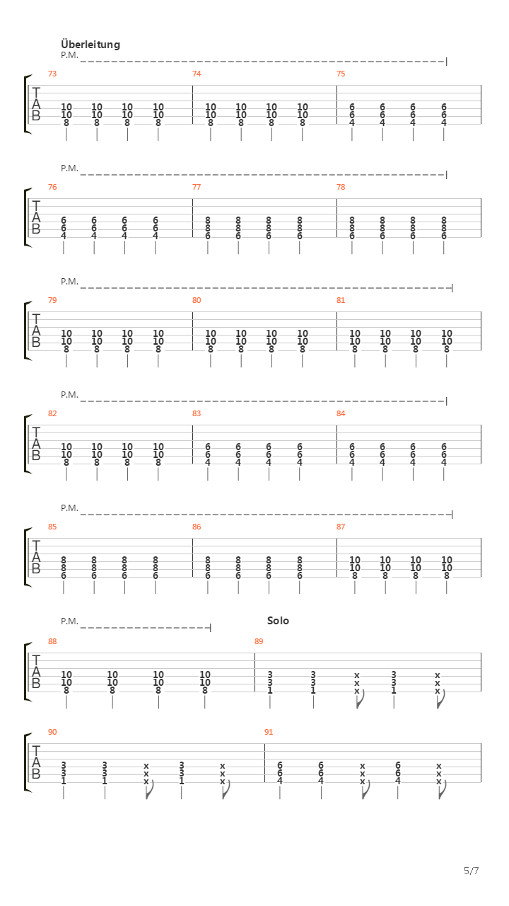 Automatic Overdrive吉他谱