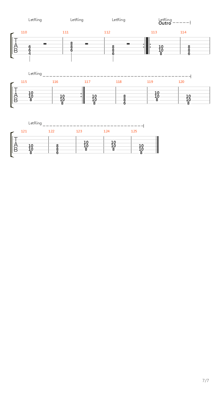 Automatic Overdrive吉他谱