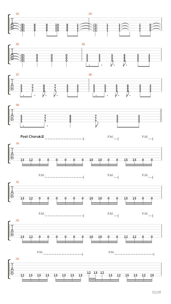 Aov吉他谱