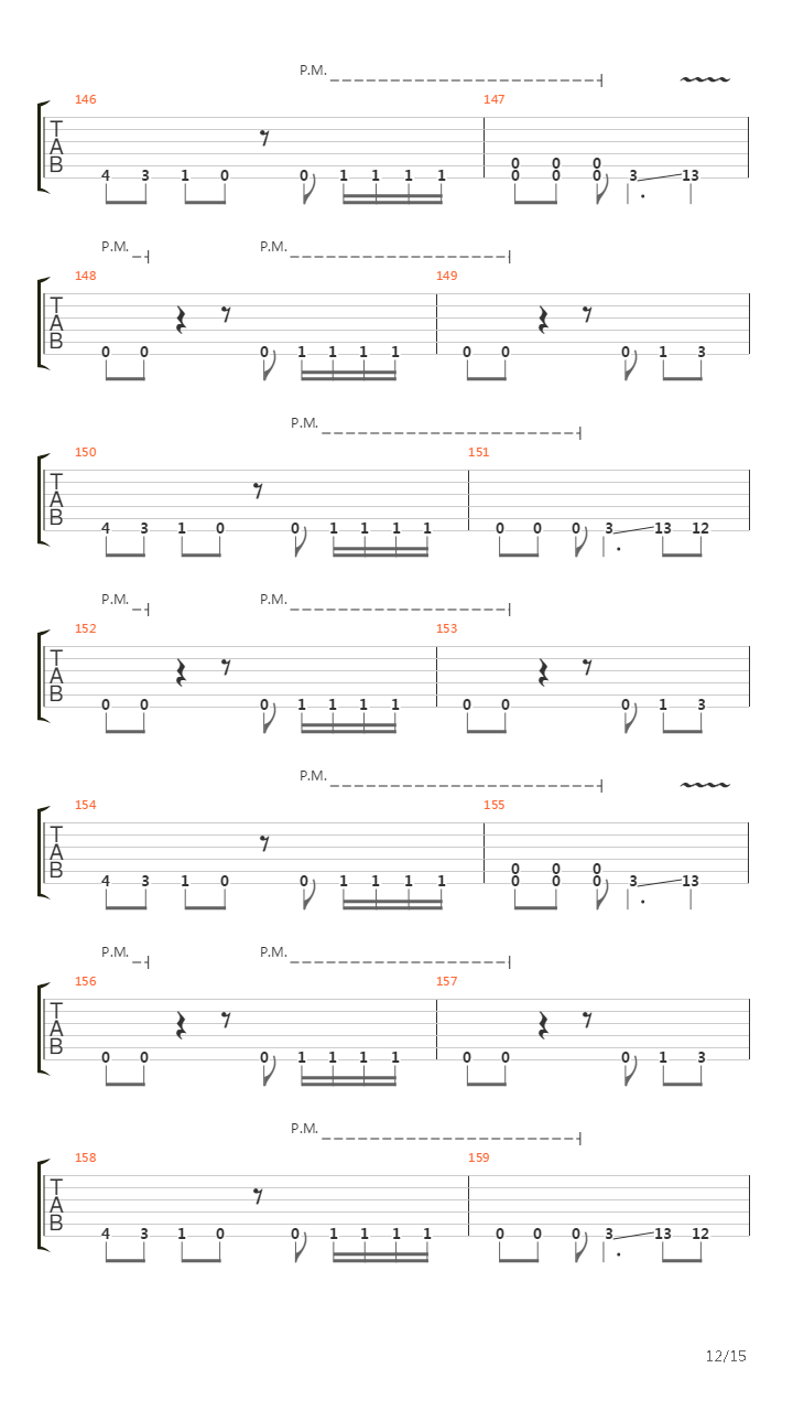 Pulse Of The Maggots吉他谱