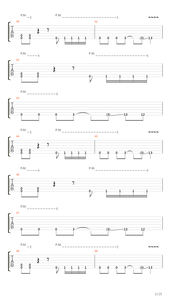 Pulse Of The Maggots吉他谱