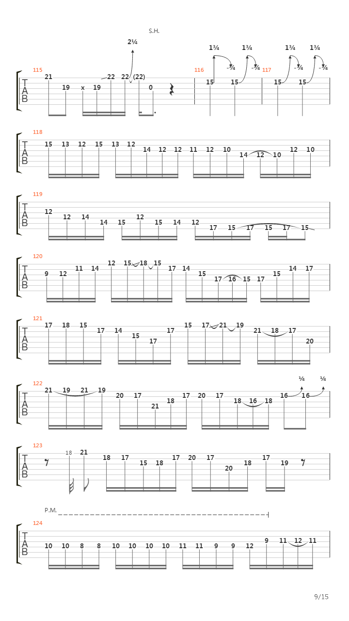 Pulse Of The Maggots吉他谱