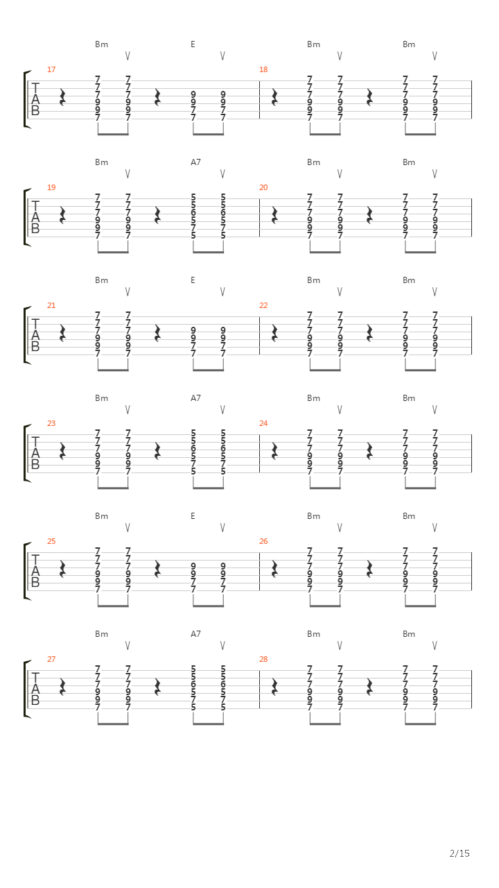 Masokottanga吉他谱