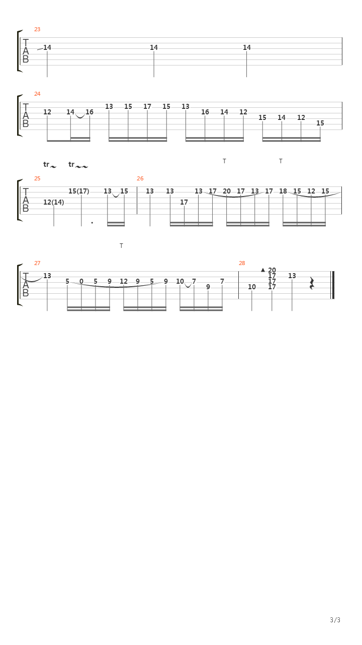 Sonata In C Major吉他谱
