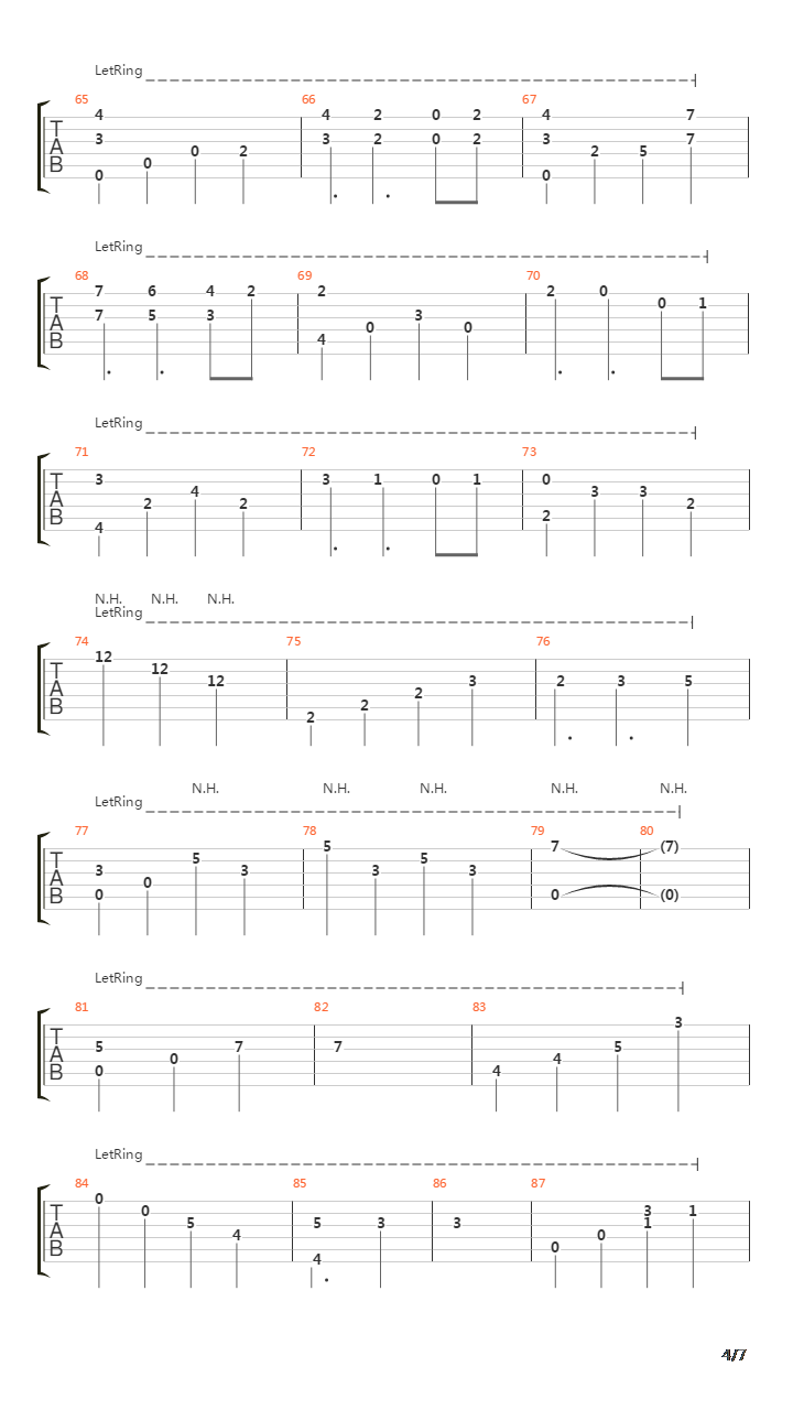 守护吉他谱