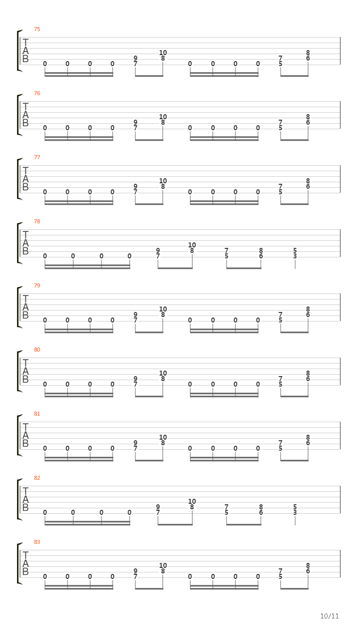 Back Inside吉他谱