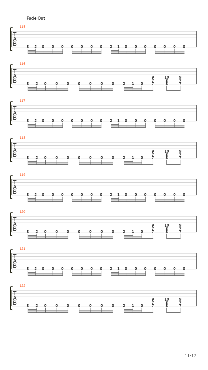 Left To Die吉他谱