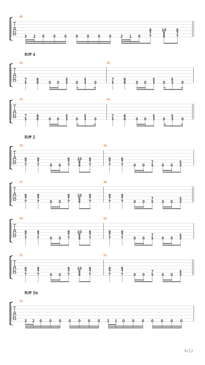 Left To Die吉他谱