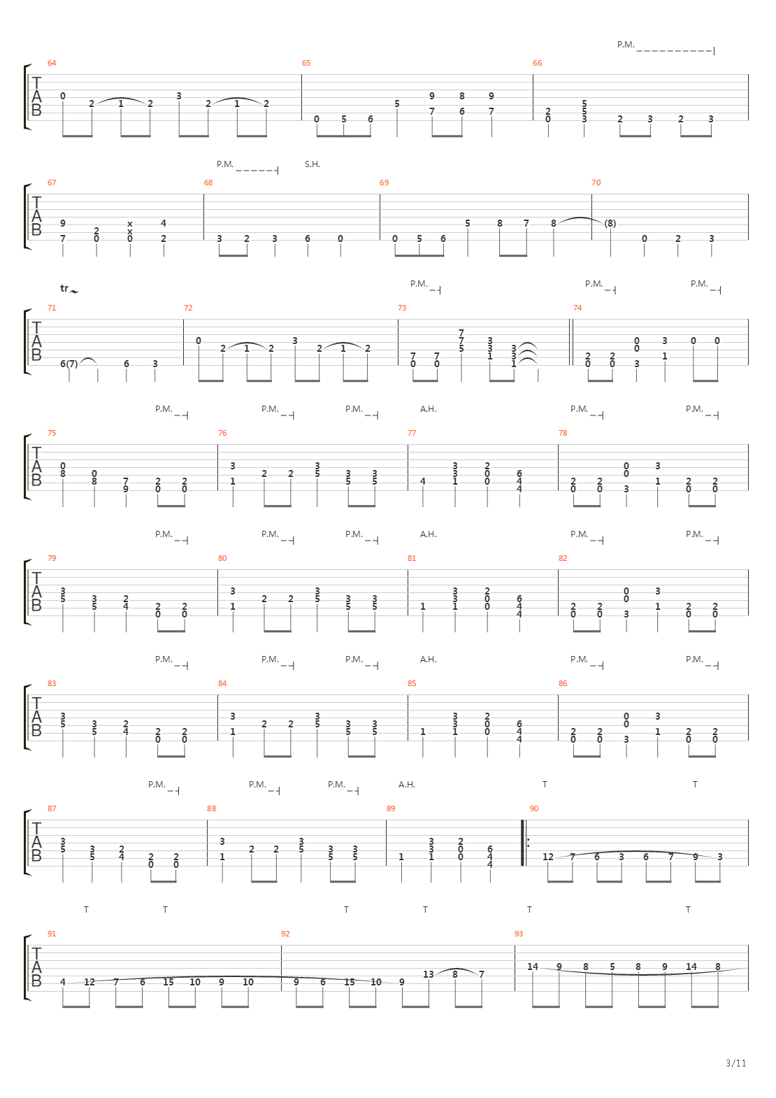 Aevum吉他谱