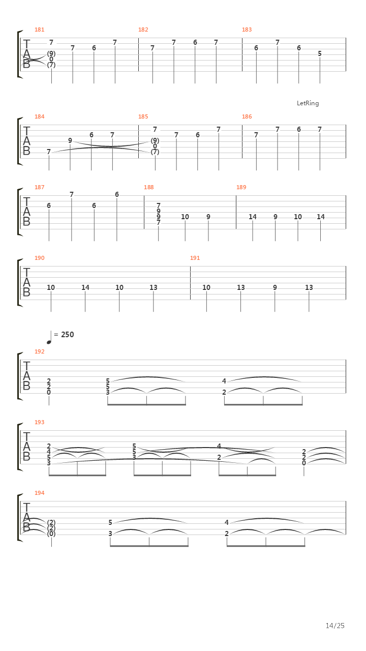 Aevum吉他谱