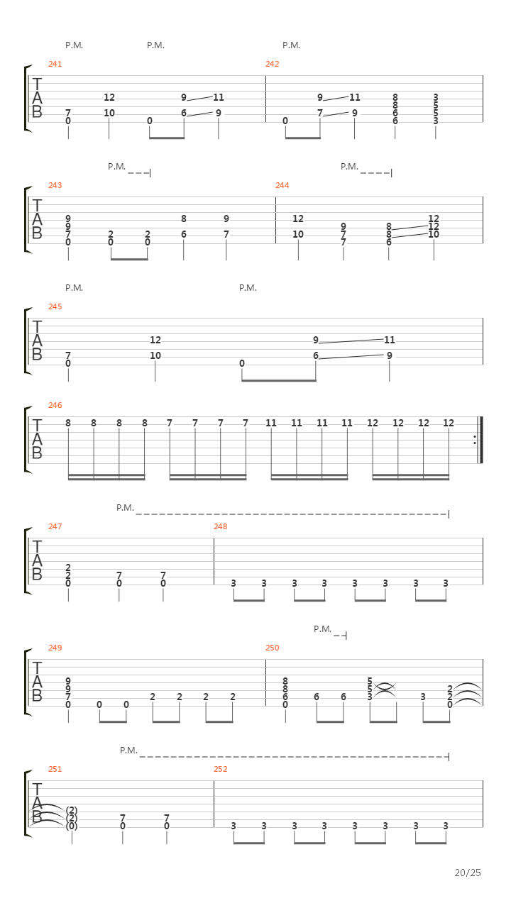 Aevum吉他谱